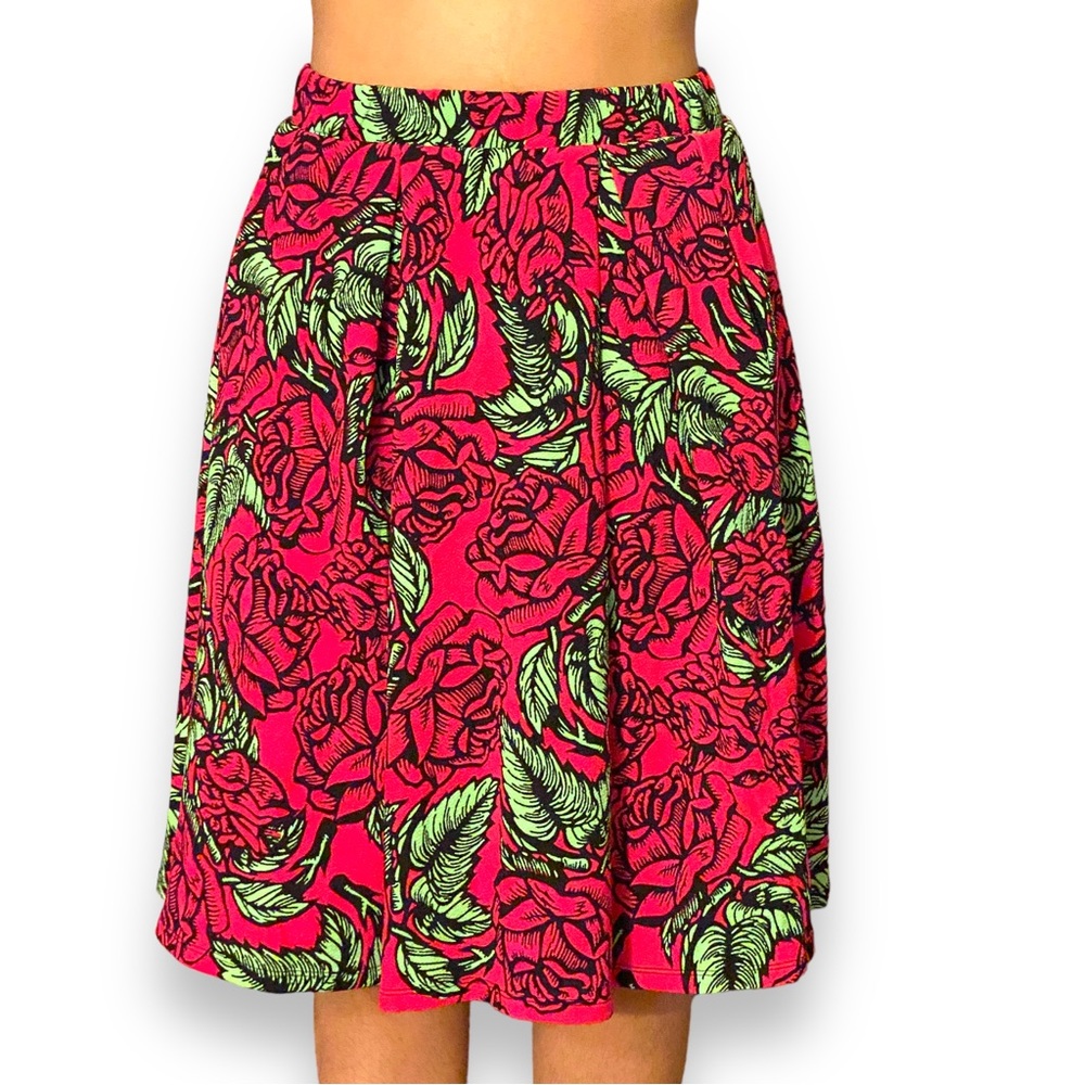 LuLaRoe- Floral Mini Skirt- Women’s Small